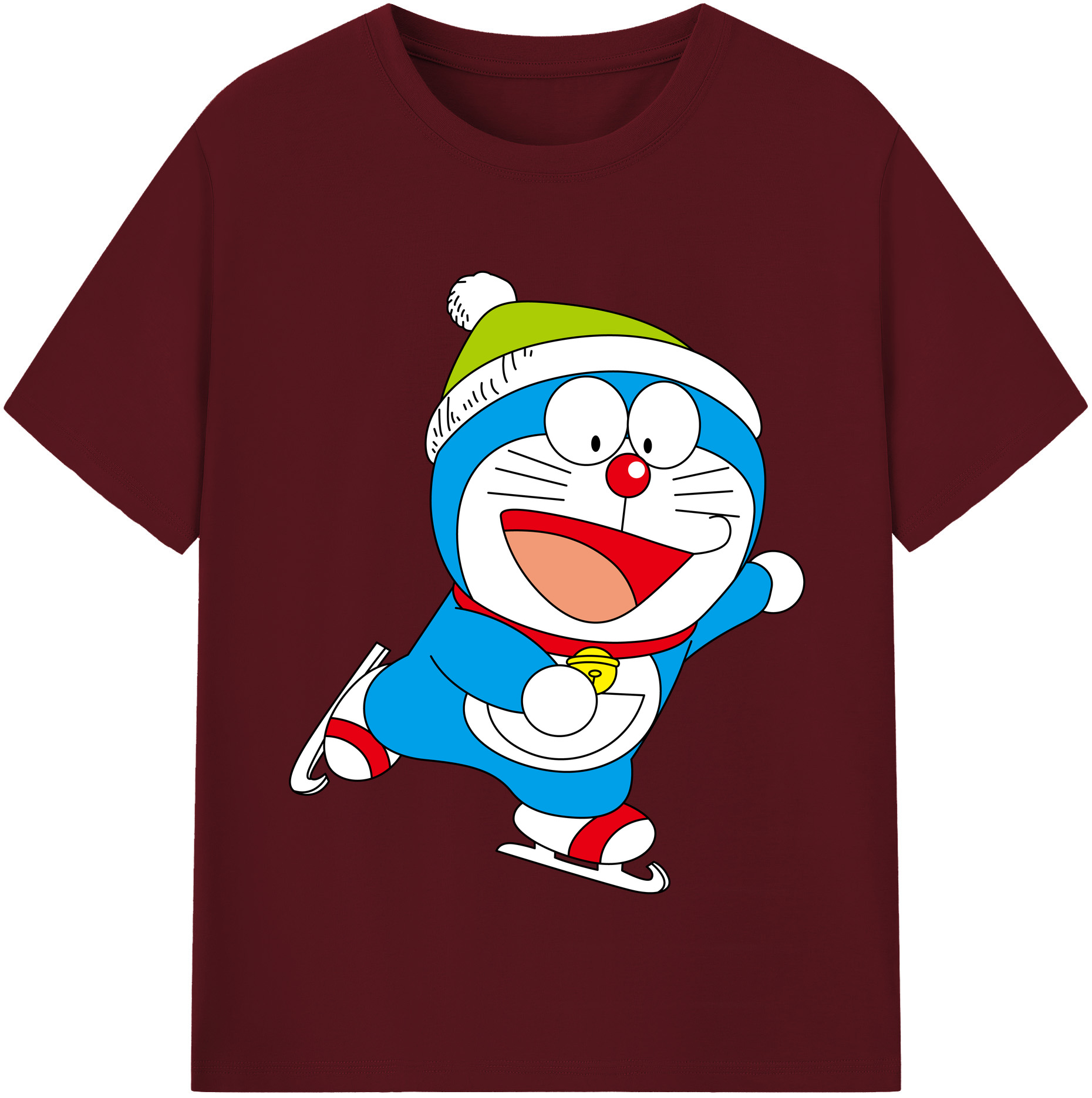 （画像用） ドラえもん Doraemon 綿100％半袖Tシャツ（フロントプリント）